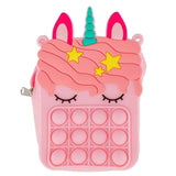 Pastel Pink Bubble-Pop Purse/Keyring Large image 0