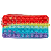 Pastel Red/Yellow/Blue/Purple Bubble-Pop Pencil Case image 0