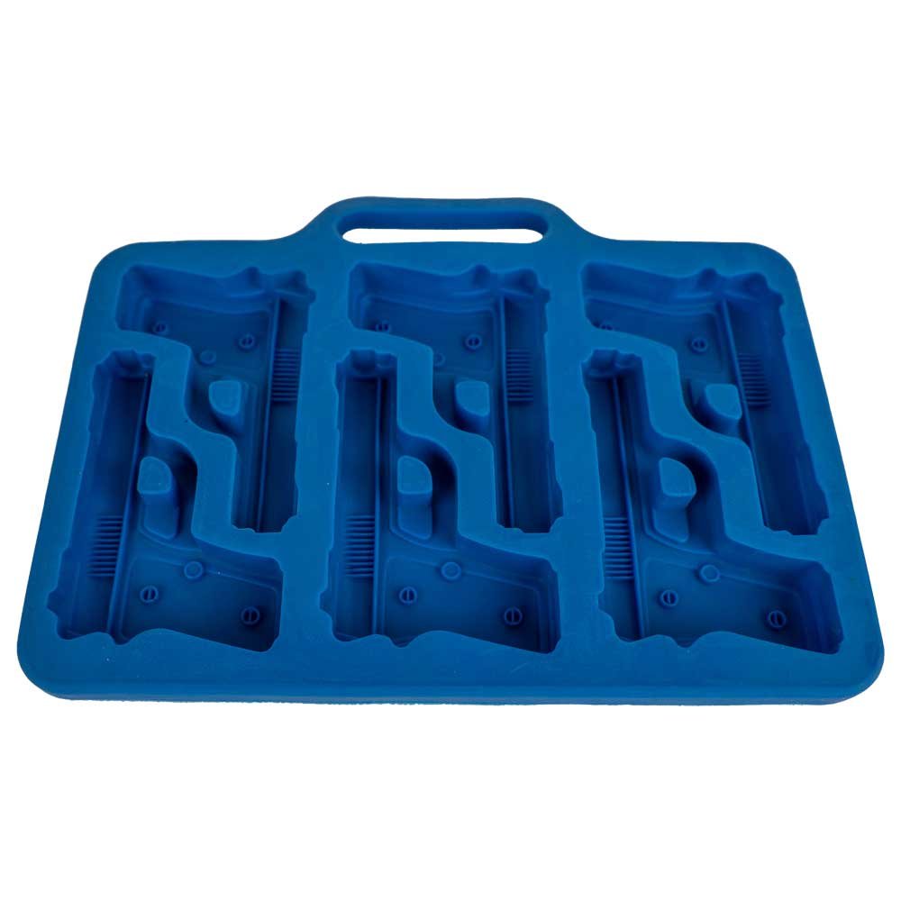 Silicone Gun Ice Tray - Blue image 0