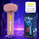 KU-String Rope Thruster ‒ Handheld Electric Rope Launcher Toy with USB Rechargeable, Glow Rope, 3 m Length, Fun Outdoor Visual Effects