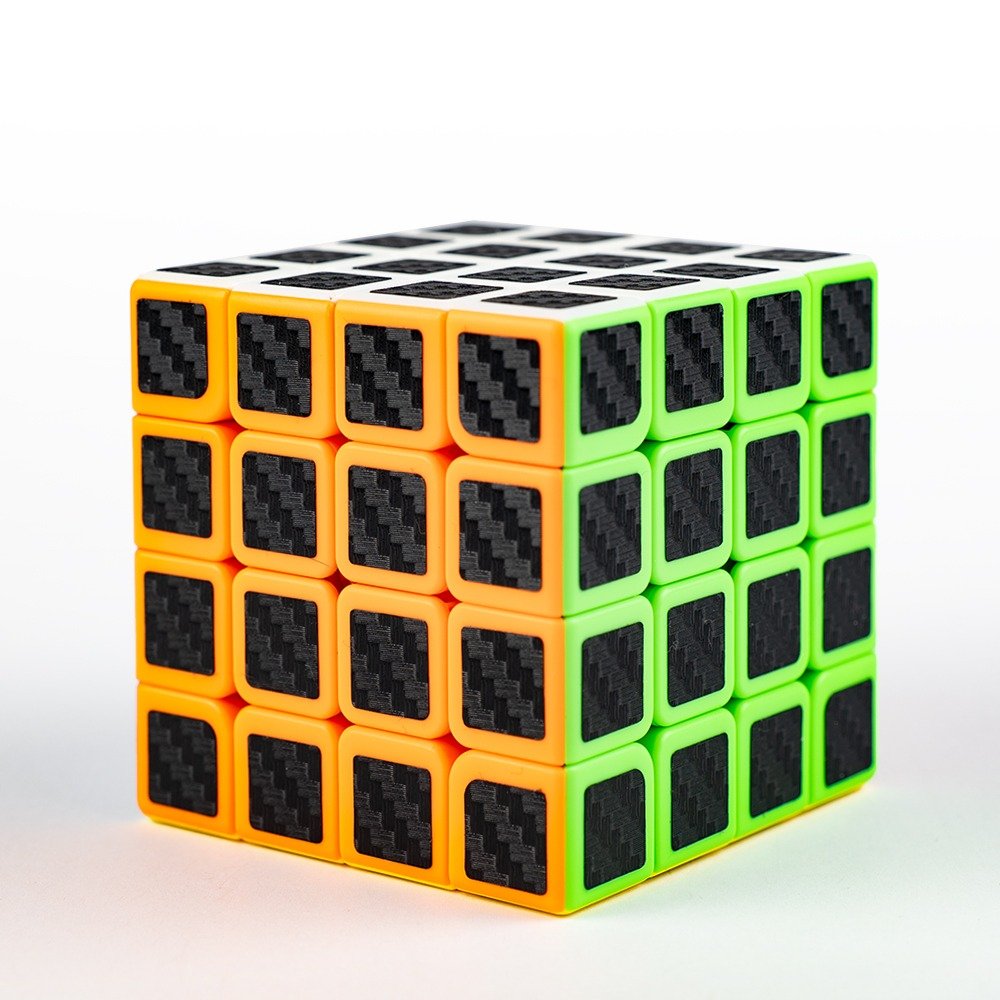 Moyu 4x4 Carbon Fibre Cube image 0
