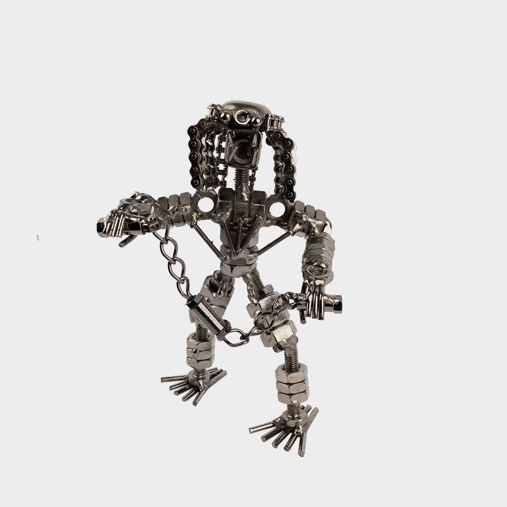 Metal Bot Alien Figurine - Small image 2