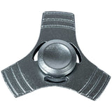 Silver Matte Finished 3 Bladed Fidget Spinner image 0