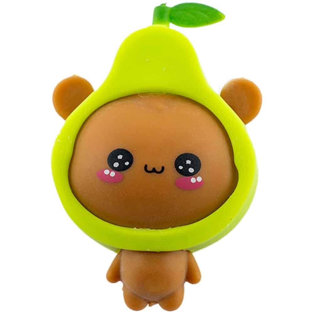Squishy Toy Fruit Animals - Avo Brown image