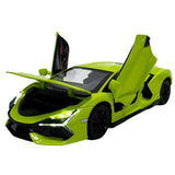 1:24 Die-Cast Supercar with Lights & Sound (Pull-Back, 3 Colours)