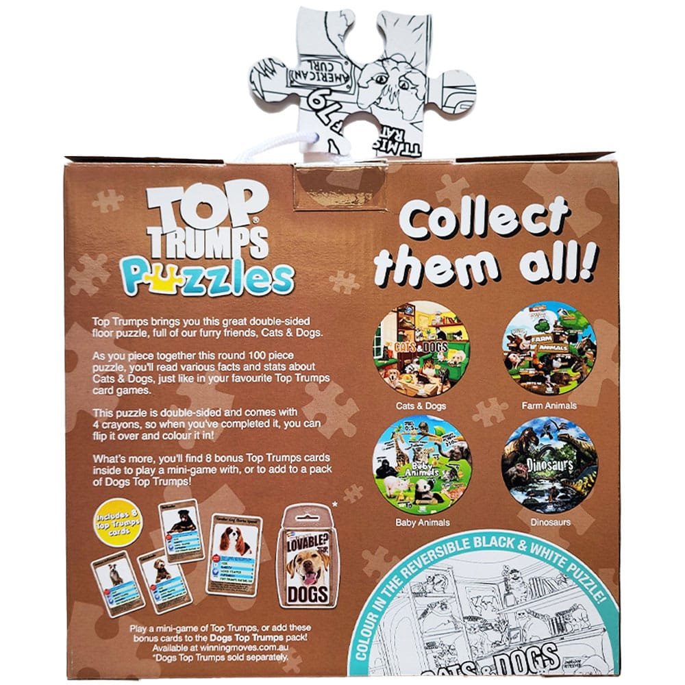 Cats and Dogs Top Trumps Puzzles 100 pce image 1