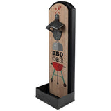 Wall Mounted Bottle Opener - BBQ &amp; Beer image 1