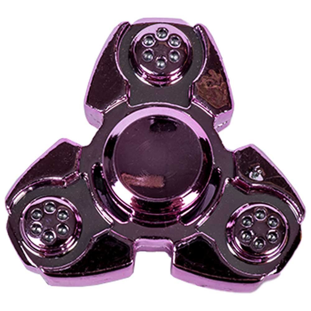 Metallic Pink 3 Bladed Fidget Spinner image 0