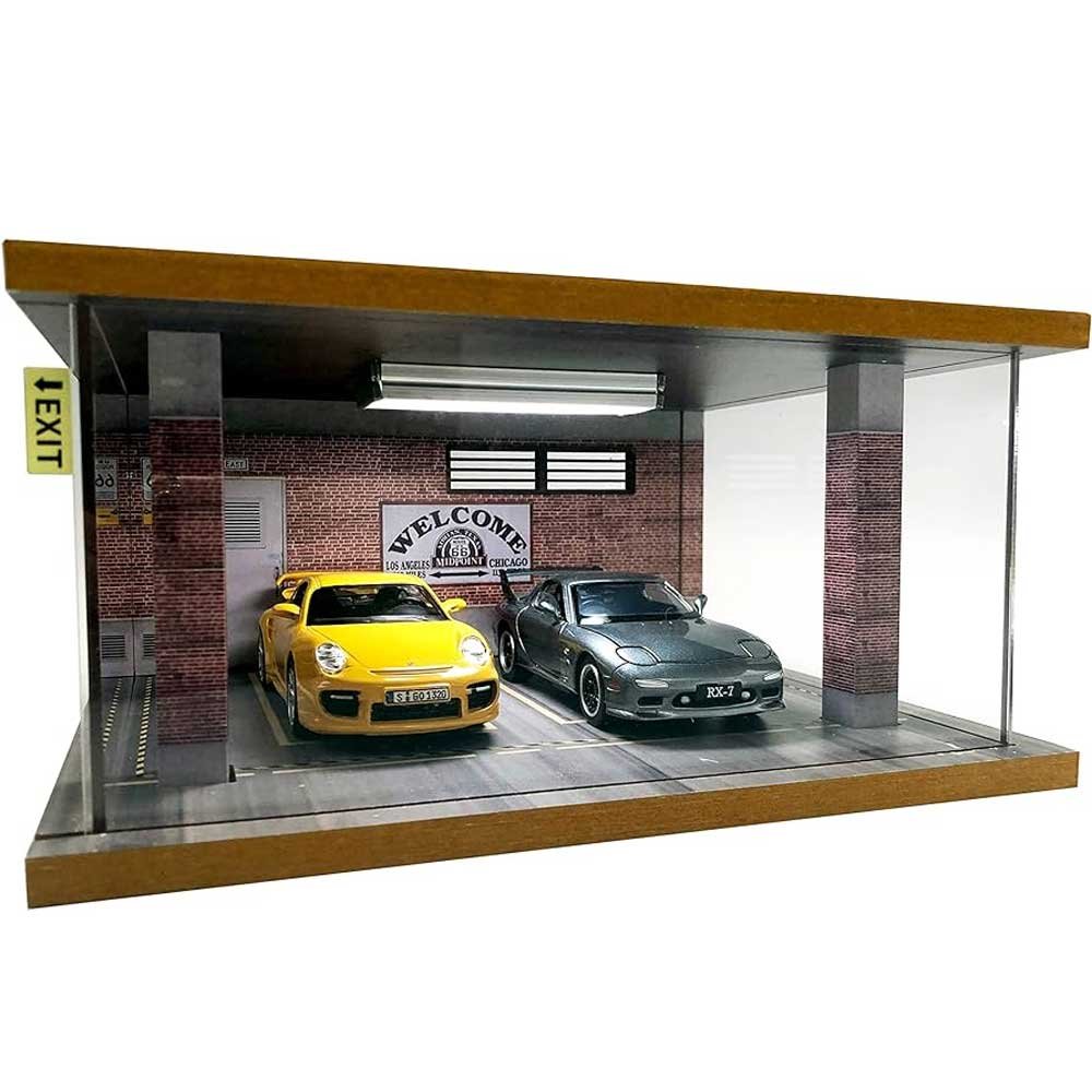 1:24 Scale Model Car Parking Garage - 2 Car image 6