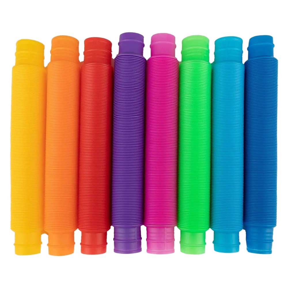 Solid Colour Fidget Tube 8pce - 23 x 9cm image 0