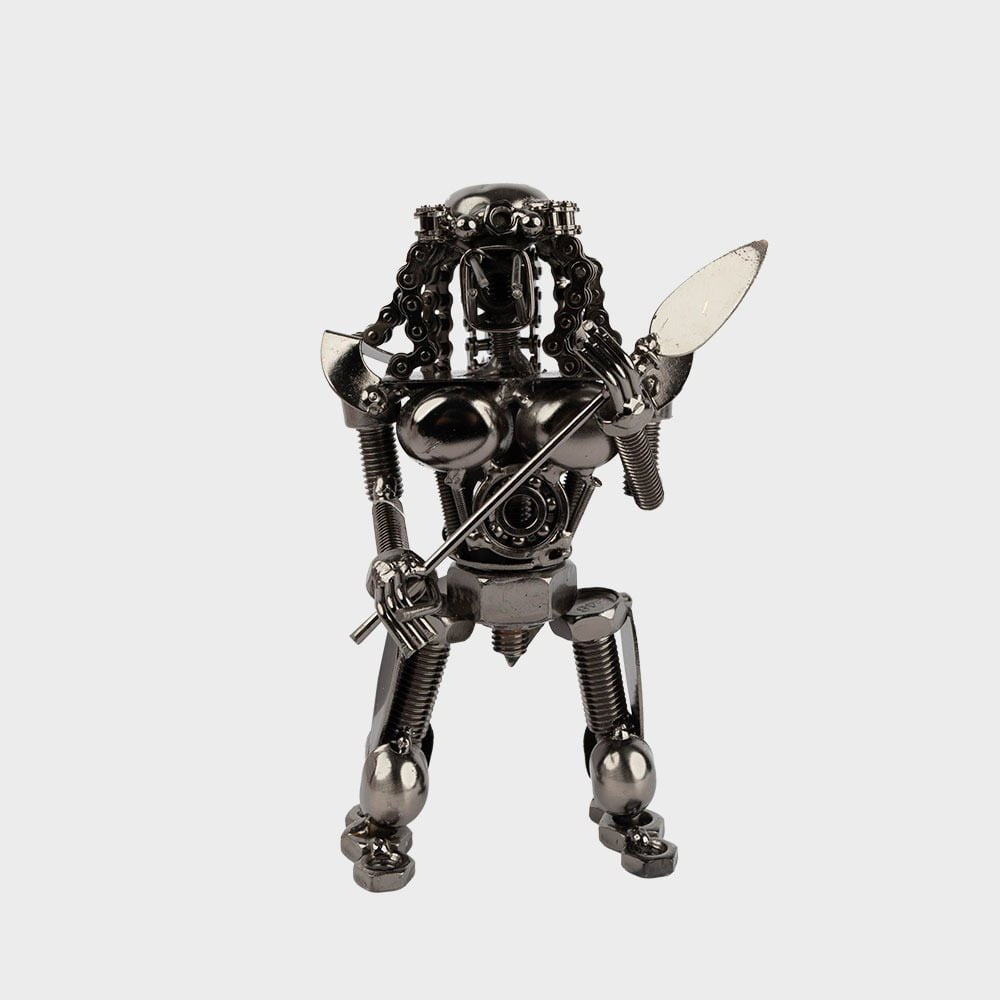 Metal Bot Alien Figurine - Small image 8