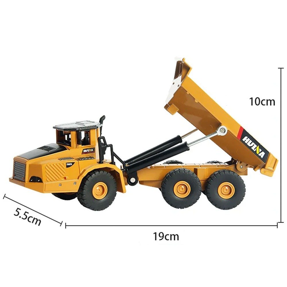 Huina 1:50 Metal Alloy Articulated Truck Diecast Model image 2
