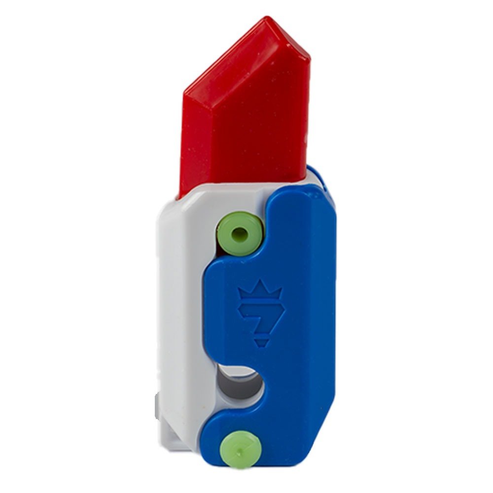 Gravity Flick Fidget Toy - Blue/White image