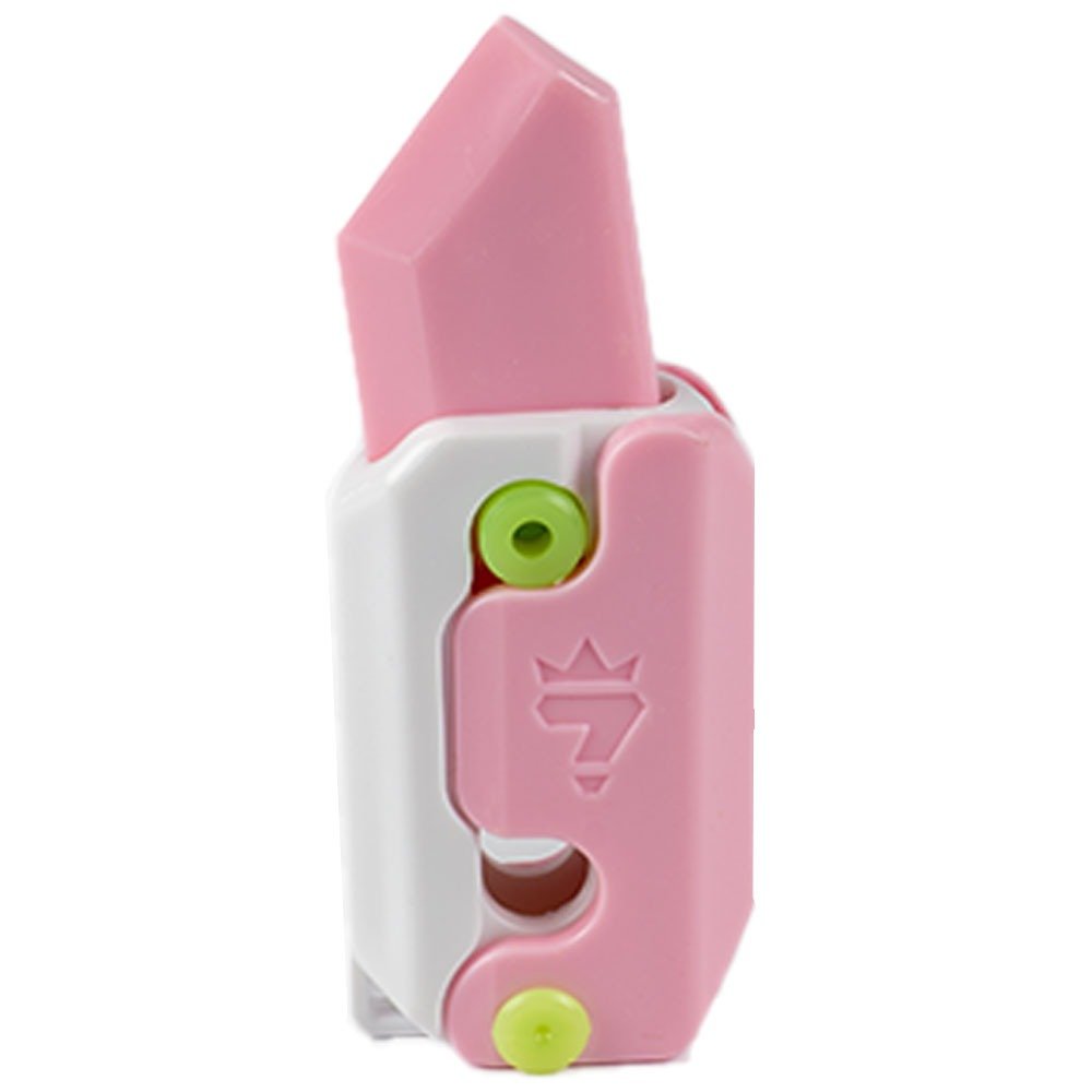 Gravity Flick Fidget Toy - Pink/White image