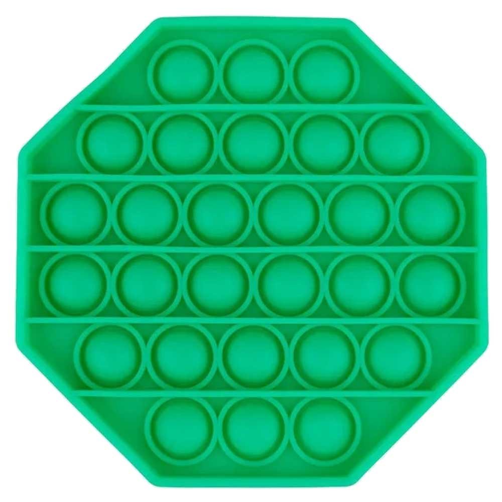 Green Octagonal Pop Bubble Fidget Toy image 0
