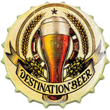 Bottle Cap Sign 35cm - Destination Beer image 0