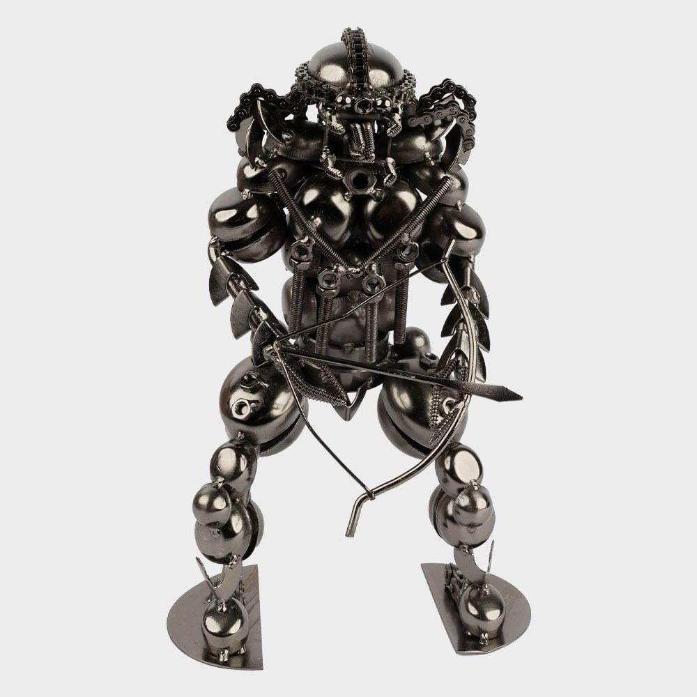 Metal Bot Alien Figurine - Large image 5