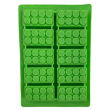 Silicone Brick Ice Tray - Green image 1