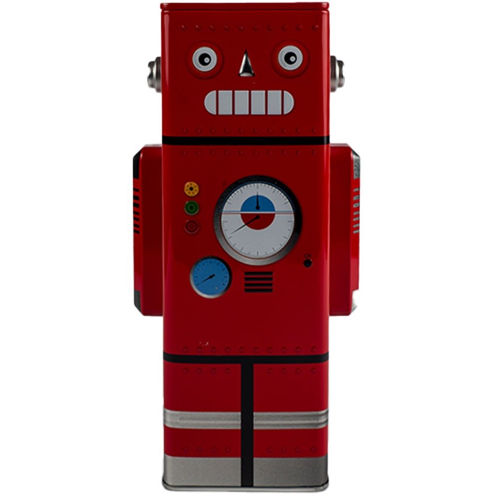 Vintage Robot Money Box - RED image