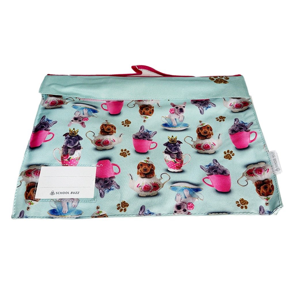 Teacup Dog Library Bag – School Buzz Edition image 1