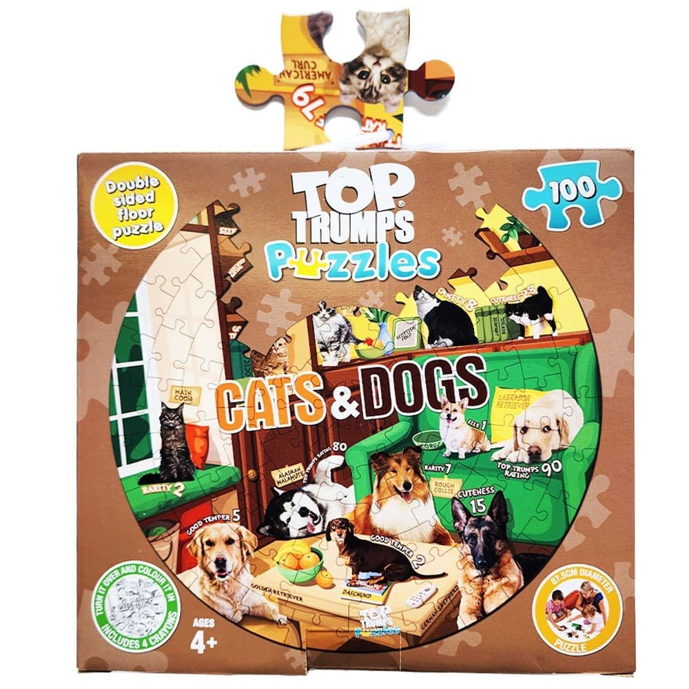 Cats and Dogs Top Trumps Puzzles 100 pce image 0