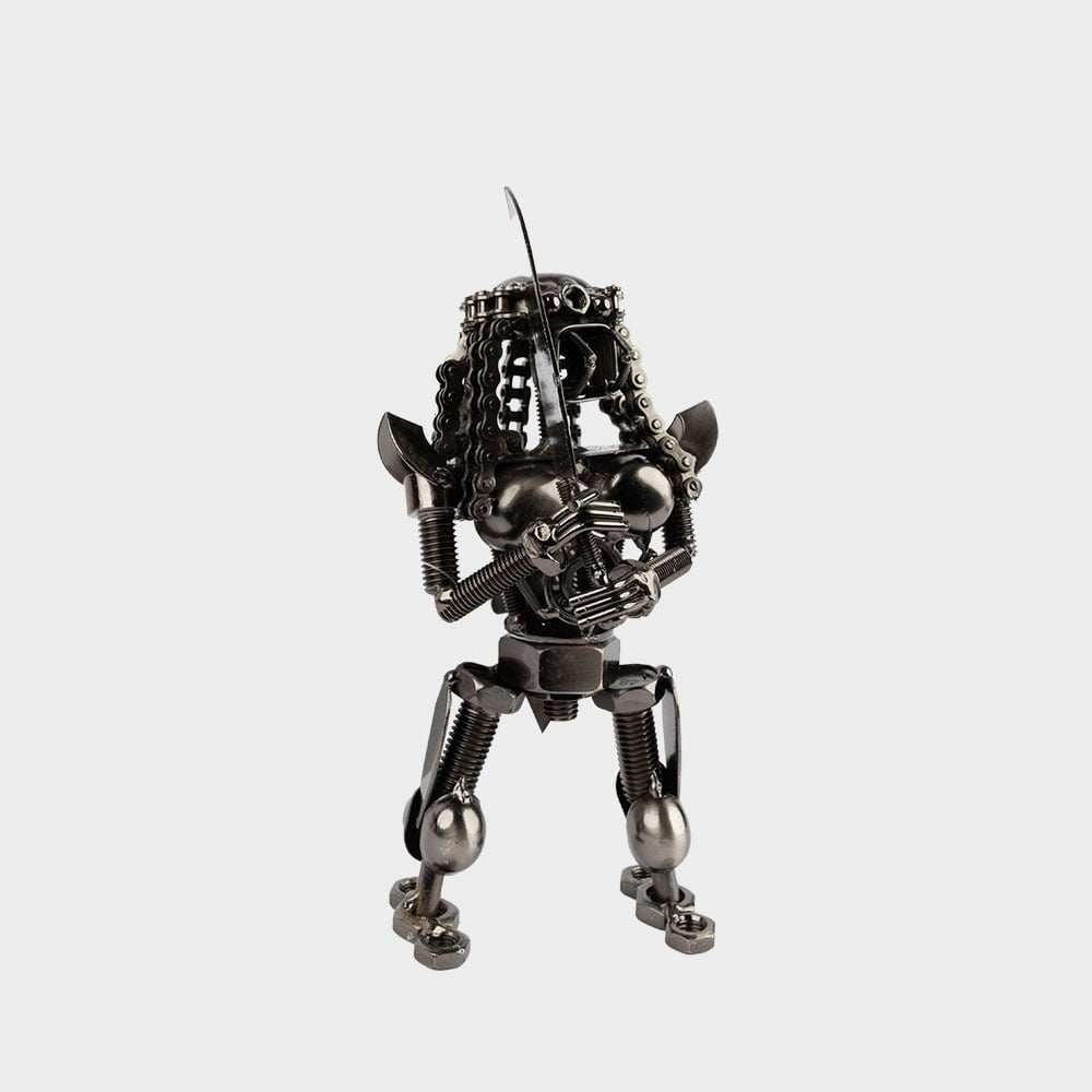 Metal Bot Alien Figurine - Small image 5