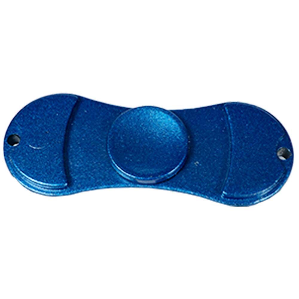 High-Quality Metallic Blue Metal Fidget Spinners image 0