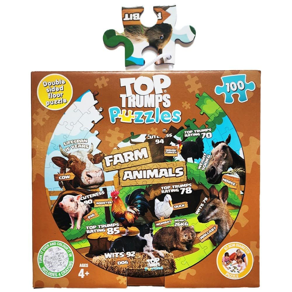 Farm Animals Top Trumps Puzzles 100 pce image 0