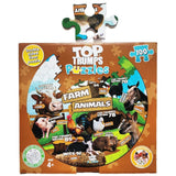 Farm Animals Top Trumps Puzzles 100 pce image 0