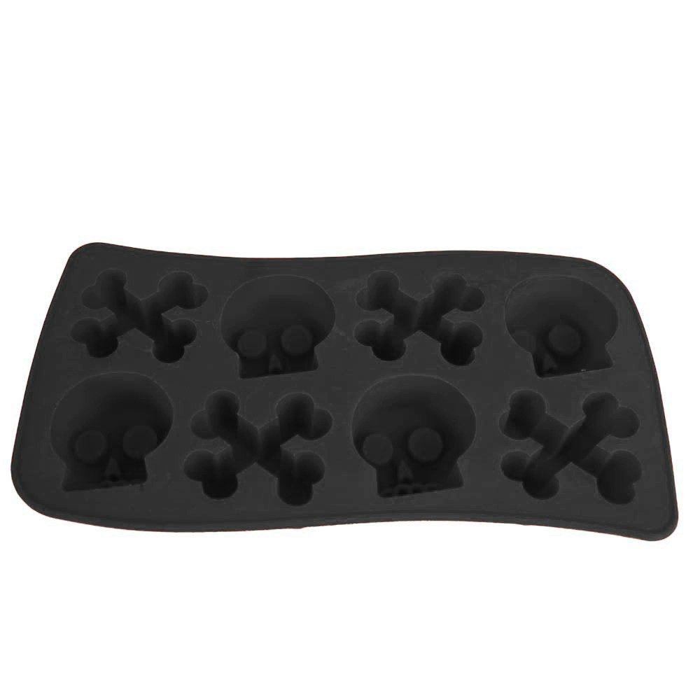 Silicone Skull &amp; Crossbone Tray - Black image 0