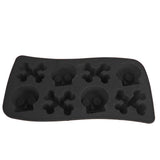 Silicone Skull &amp; Crossbone Tray - Black image 0