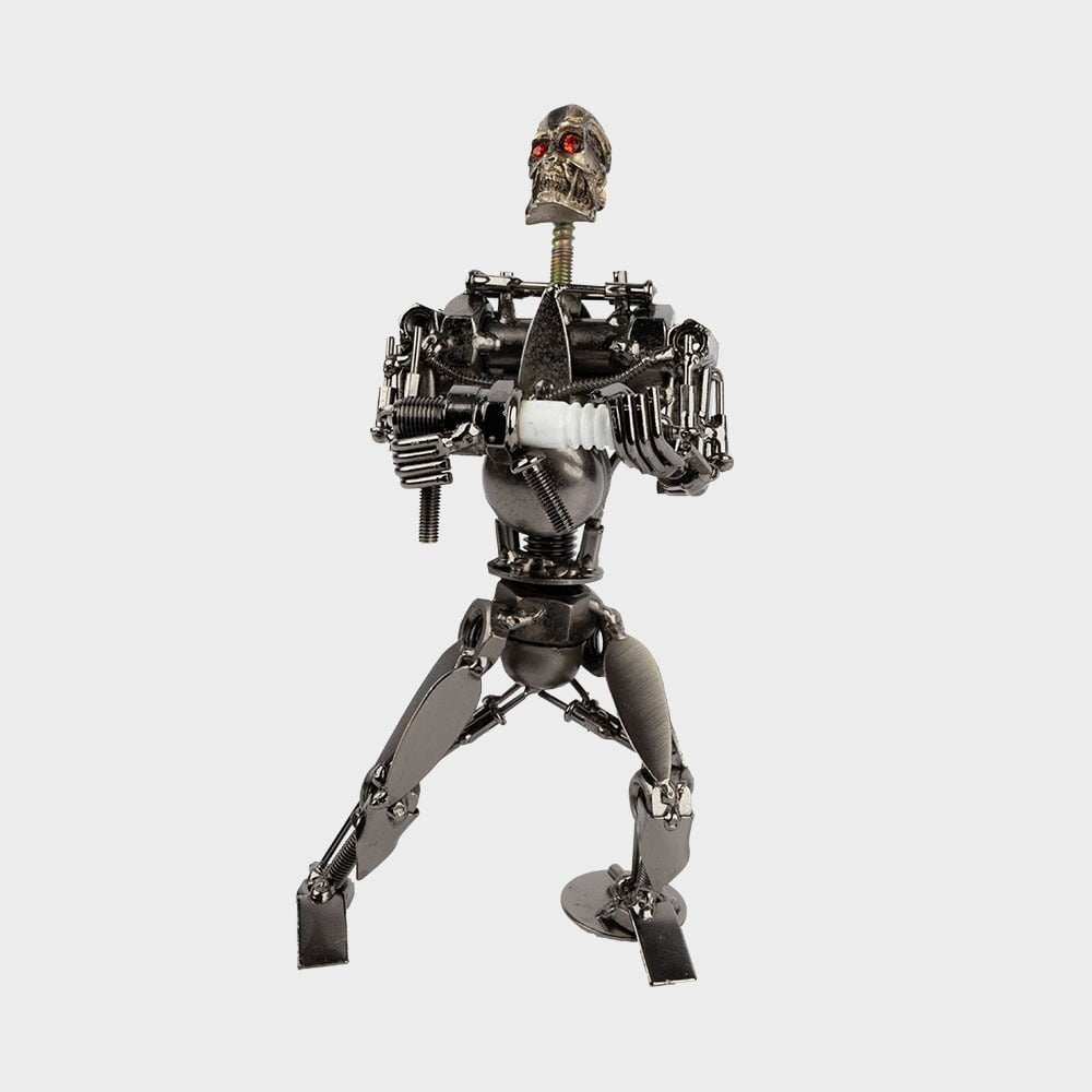 Metal Bot Alien Figurine - Small image 9