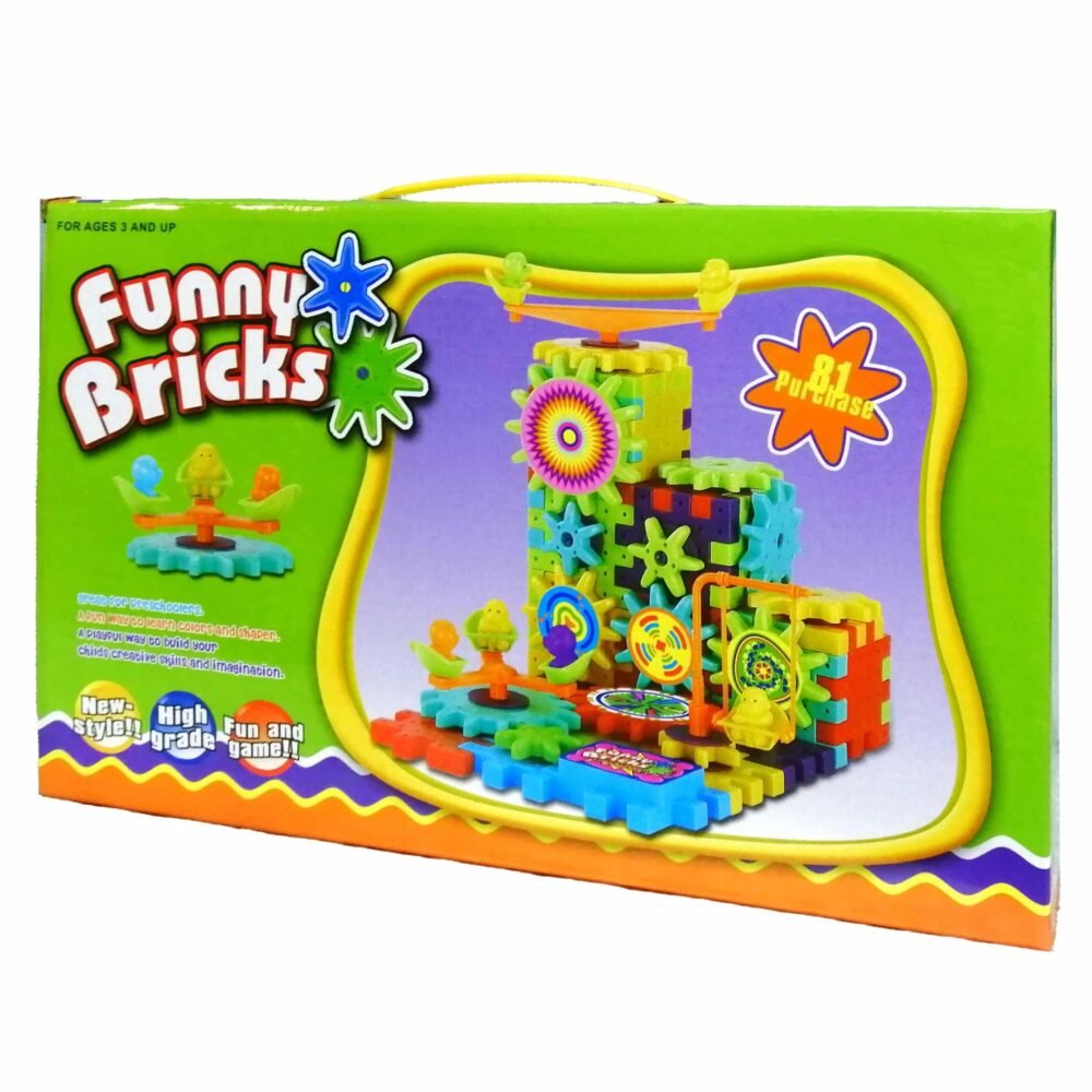 Basic Fun Bricks Funny Bricks 81 pieces – Now Trending