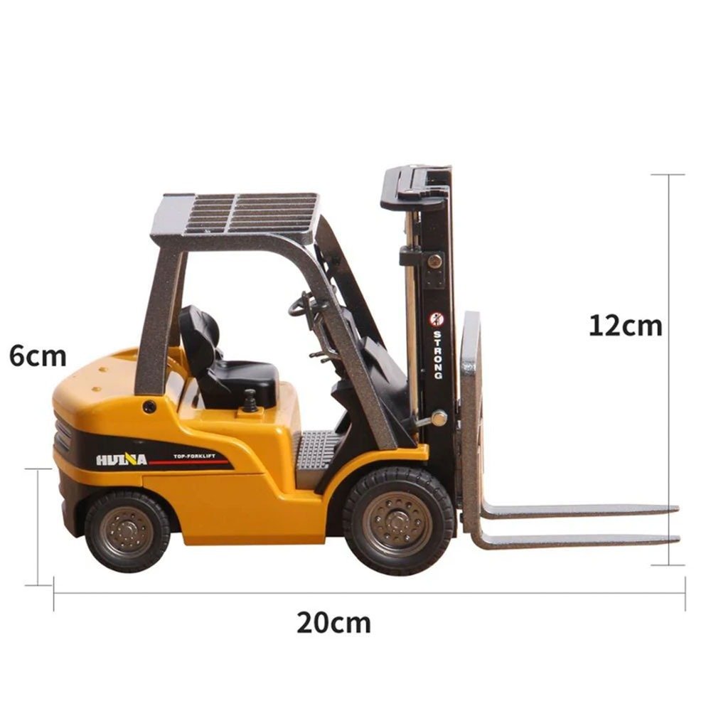 Huina 1:50 Metal Alloy Forklift Diecast Model image 2
