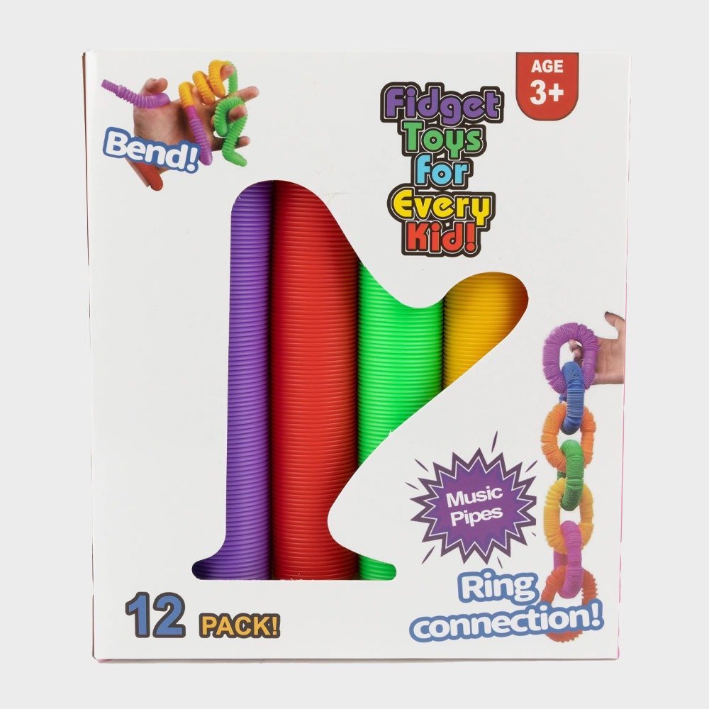 Fidget Tube 12pce/box Coloured 23 x 9cm image 4