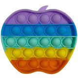 Rainbow Apple Pop Bubble Fidget Toy image 1