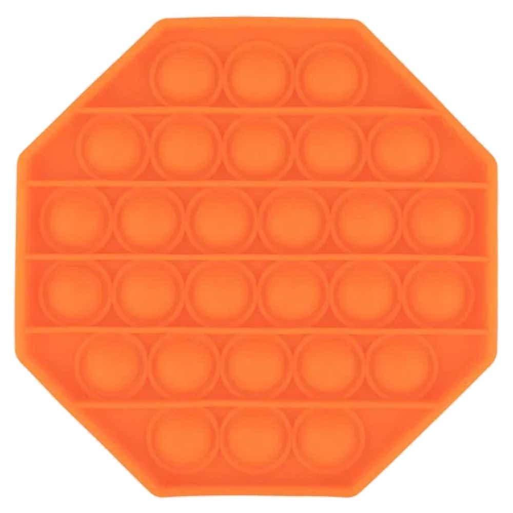 Orange Octagonal Pop Bubble Fidget Toy image 0