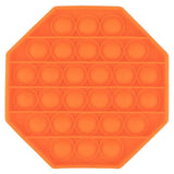 Orange Octagonal Pop Bubble Fidget Toy image 0
