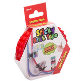 Silicone Brick Sticky Tape Toy - Red image 0