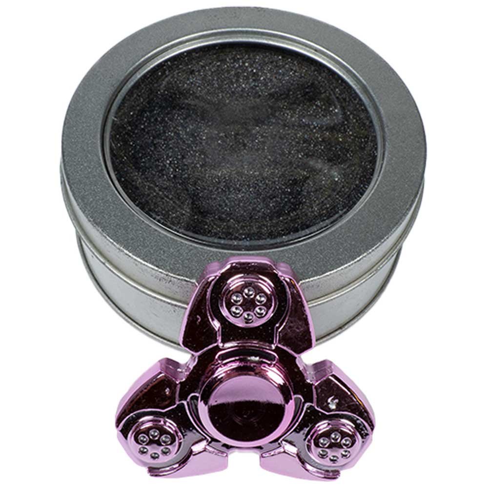 Metallic Pink 3 Bladed Fidget Spinner image 1