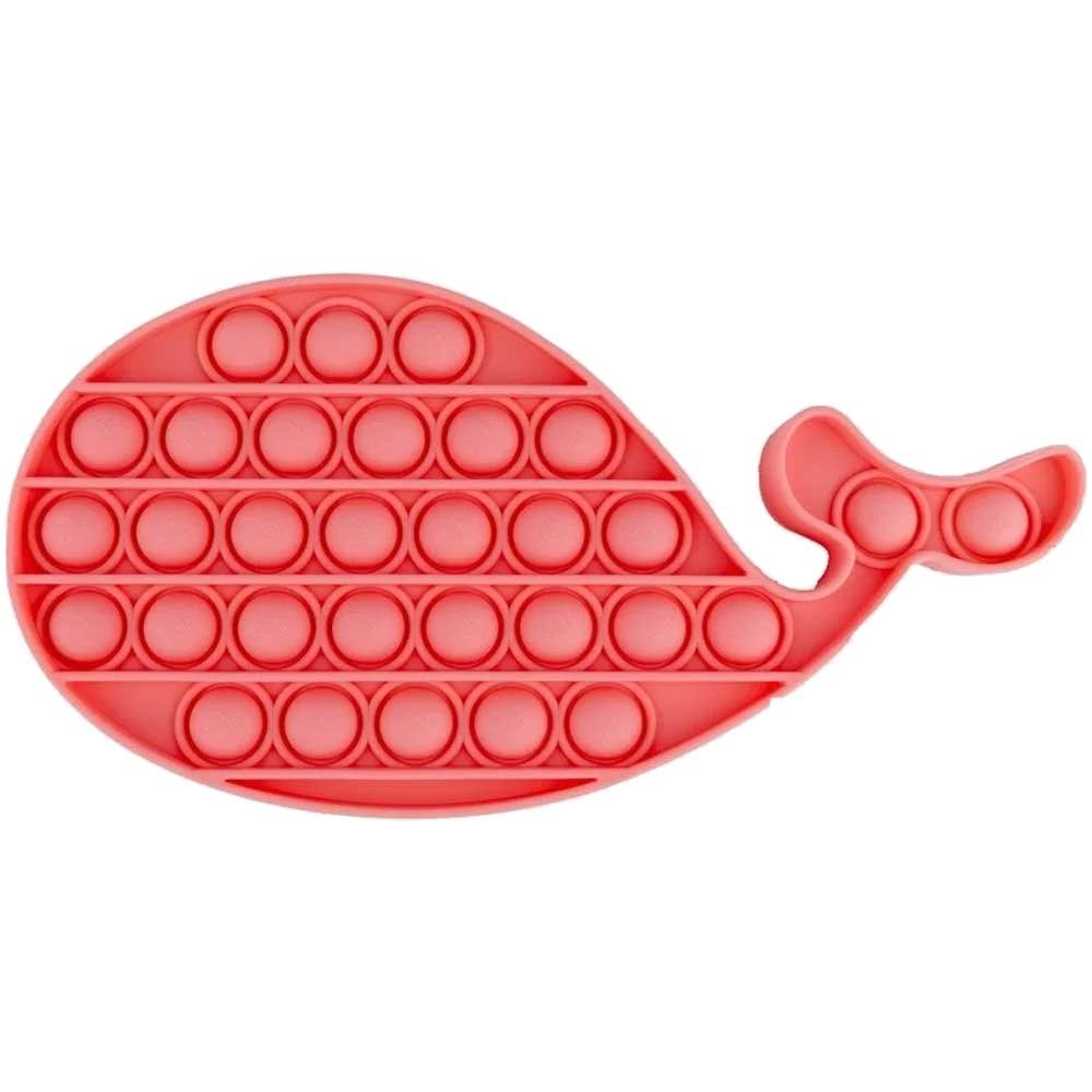 Pastel Pink Whale Pop Bubble Fidget Toy image 0