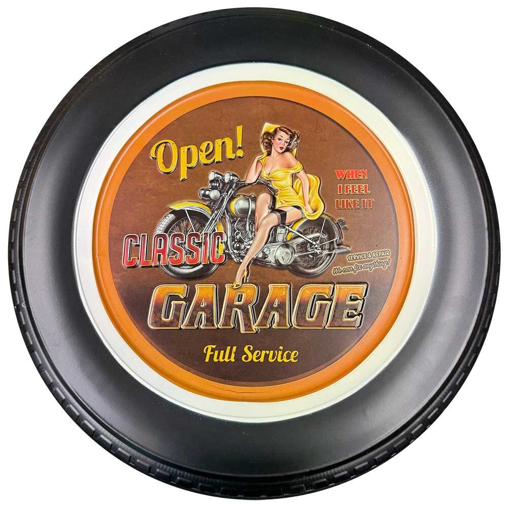 Classic Garage 42cm Metal Sign image 0