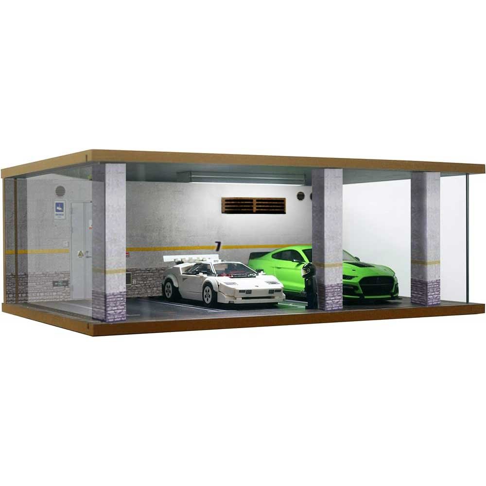 1:24 Scale Model Car Parking Garage - 3 Car image 5