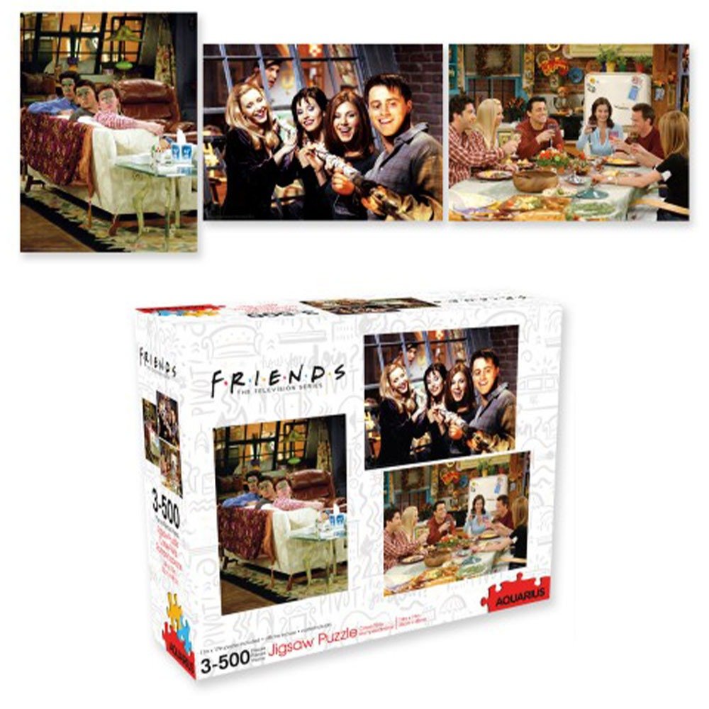 Friends 500 pce x 3 Puzzle Set image 0