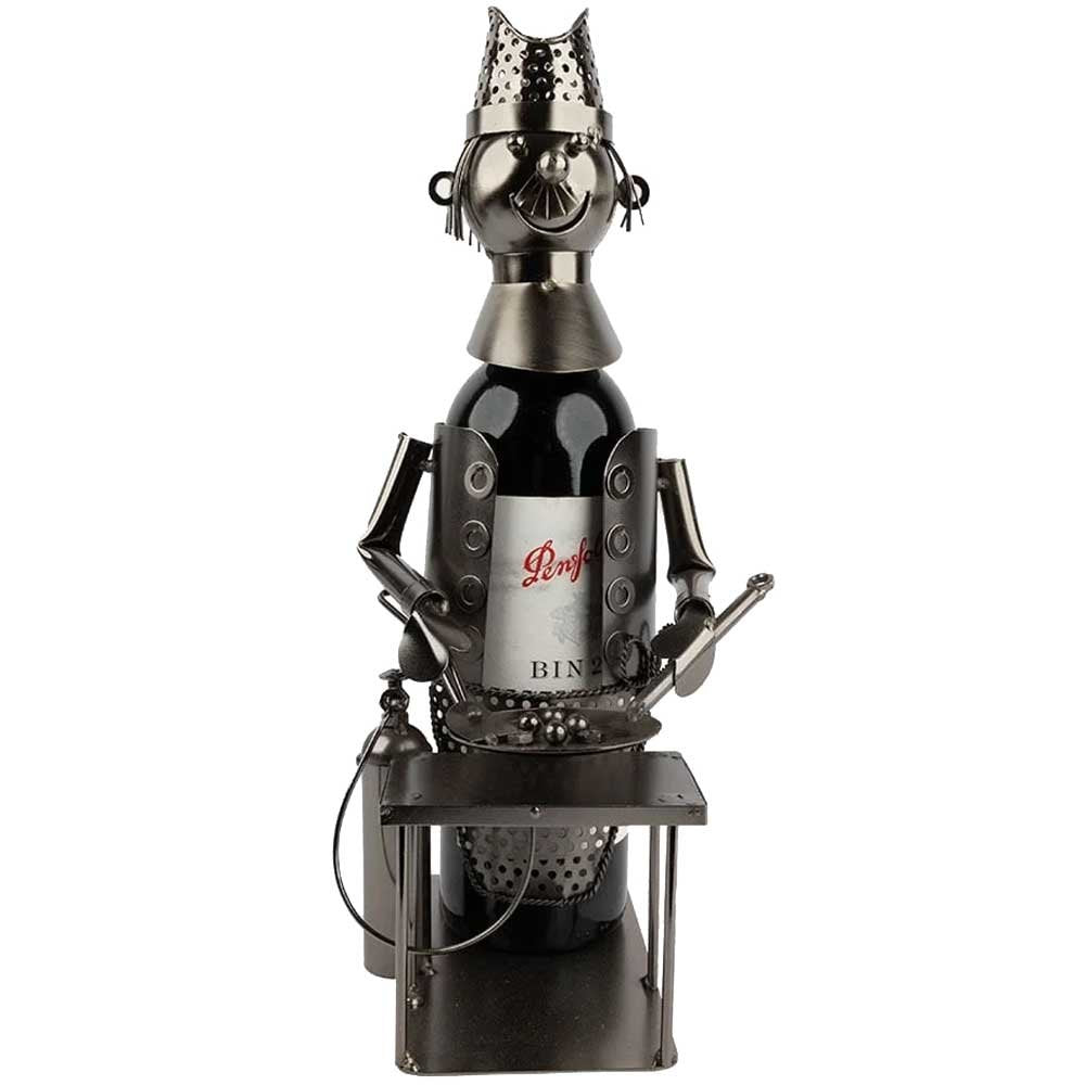 Metal Wine Holder - Chef image 0
