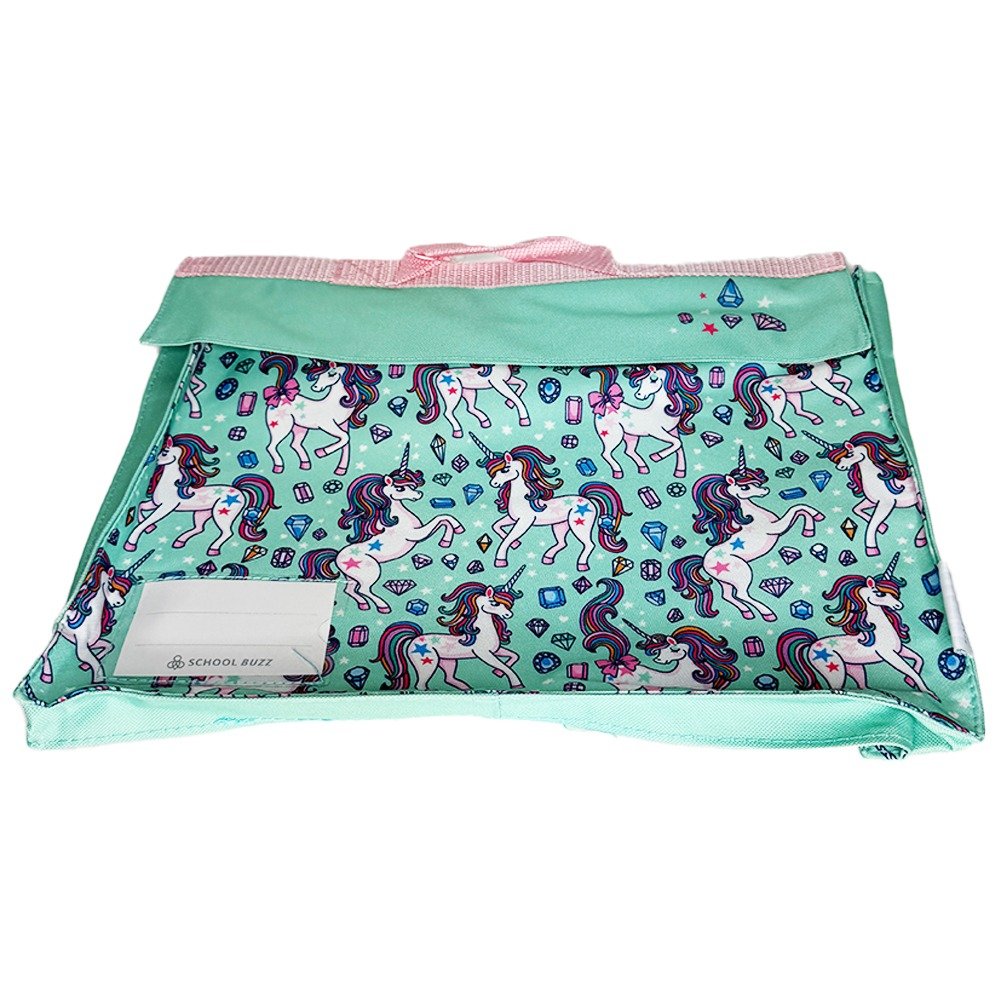 Diamond Unicorn Library Bag – School Buzz Edition image 1