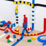 Silicone Brick Sticky Tape Toy - Red image 1