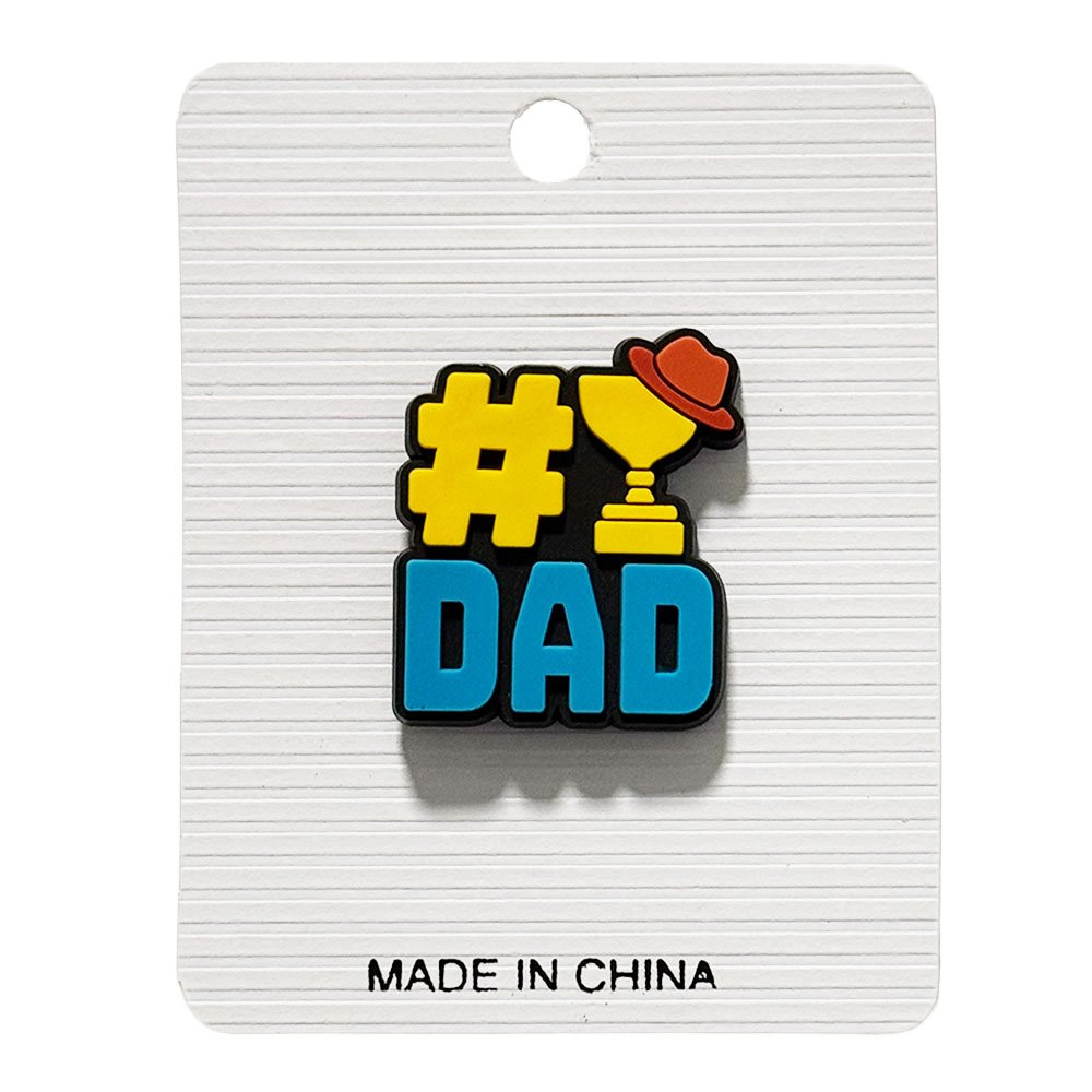 Father's Day Silicone Pin Badge PinPopClub Collection