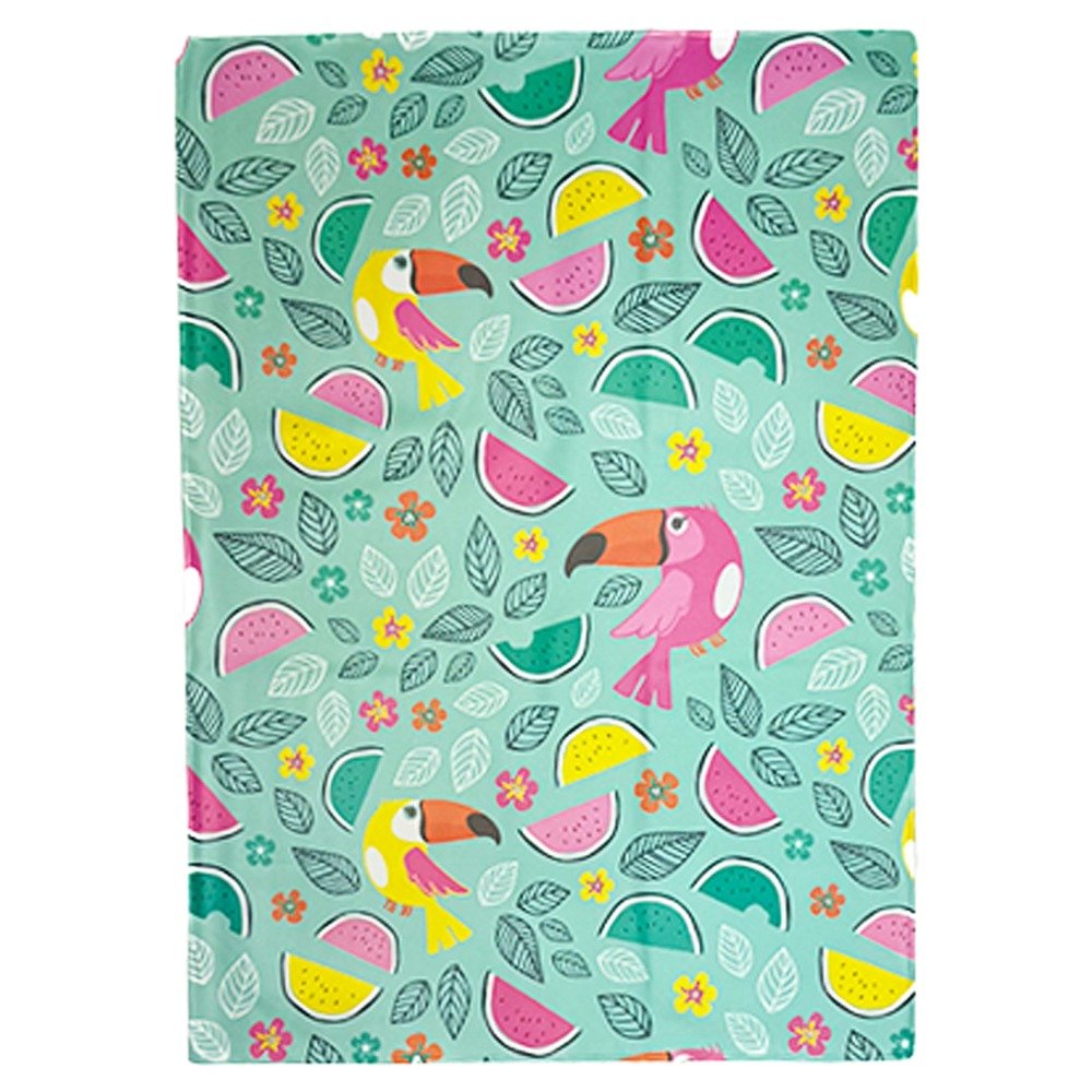 Tropical Toucan A4 Book Cover – School Buzz Edition image 0