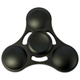 Black Matte Finished 3 Round Bladed Fidget Spinner image 0